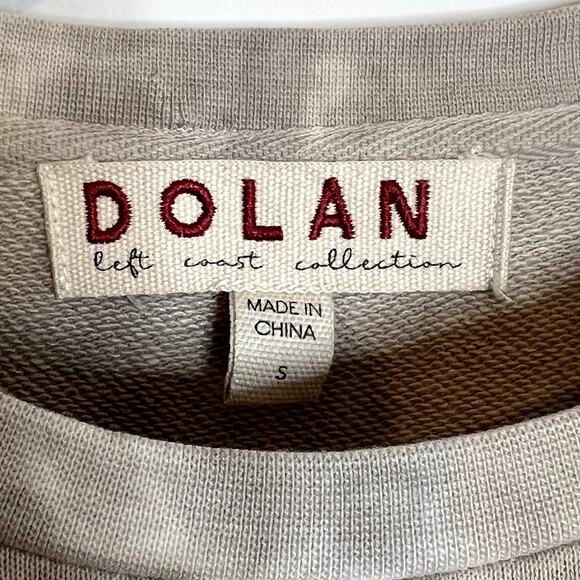 Dolan LCC Kendall Long Sleeve Tie Dye Pullover Sweatshirt Pink Taupe Women Small - Picture 12 of 14